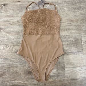 Aerie Smocked Top One Piece Large